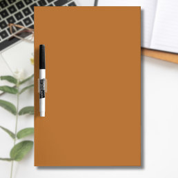 Copper Brown Solid Color | Minimalist Dry Erase Board
