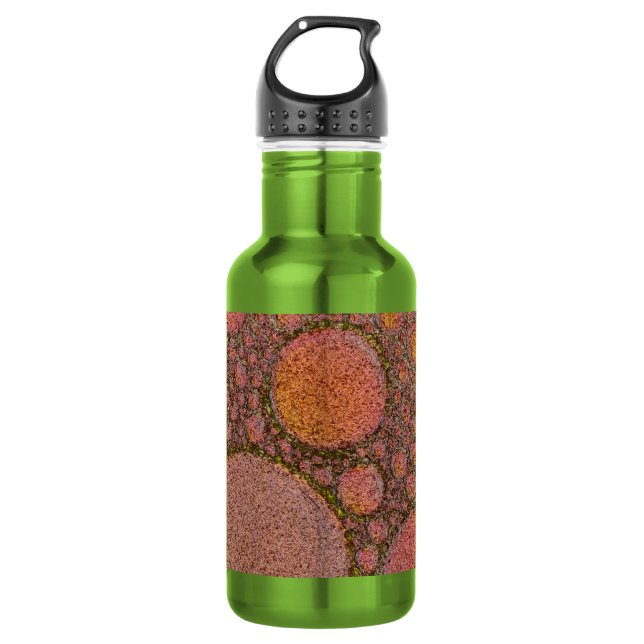 Copper bubble design water bottle (Front)