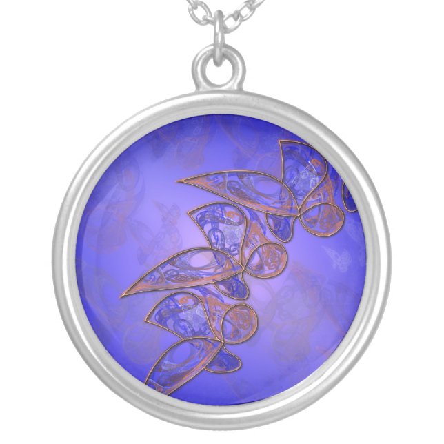 Copper Butterflies Necklace (Front)