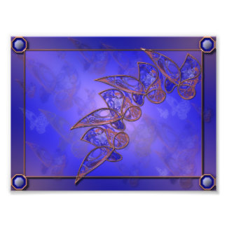 Copper Butterflies Photo Print