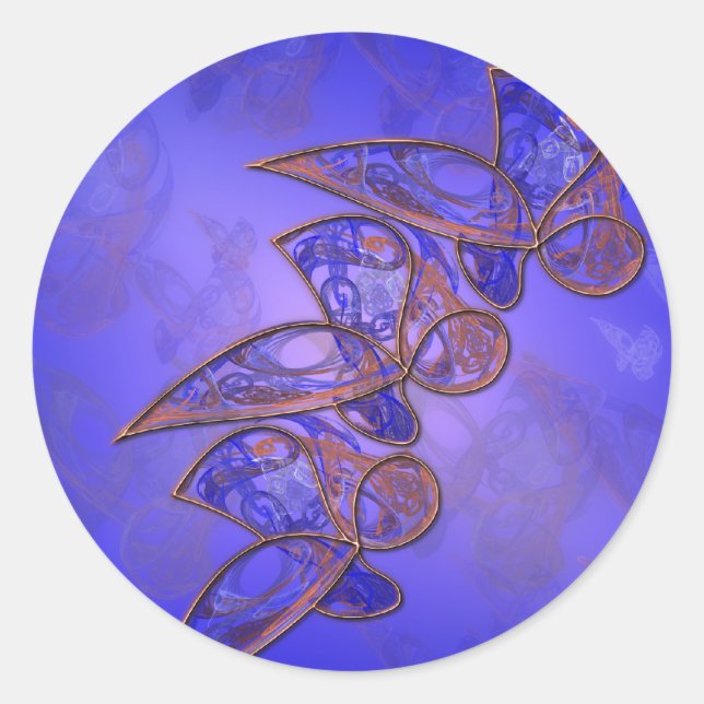 Copper Butterflies Stickers (Front)