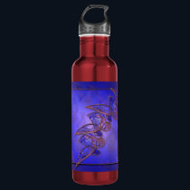 Copper Butterflies Water Bottle