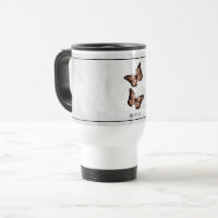 Personalised Themos Travel Mug With Handle. Insulated Mug. Floral Gift for  Her. Butterfly Gifts for Women 