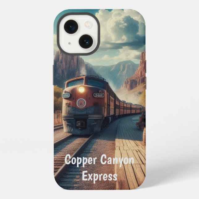 Copper Canyon Express Iphone Case (Back)