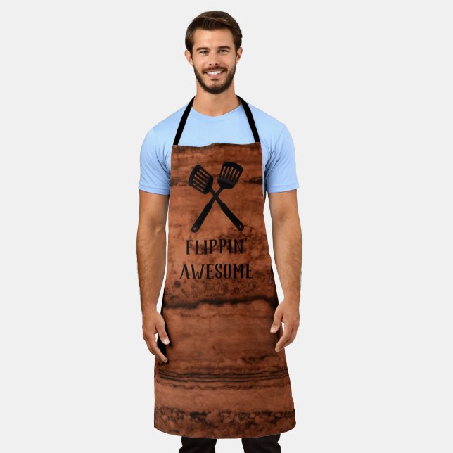 Copper Canyon Granite, amber gold Sedona mountains Apron (Worn)