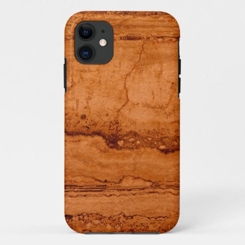 Copper Canyon Granite amber gold Sedona mountains iPhone 11 Case