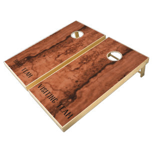 Copper Canyon Granite, amber gold Sedona mountains Cornhole Set