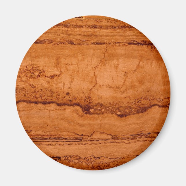 Copper Canyon Granite, amber gold Sedona mountains Magnet (Front)