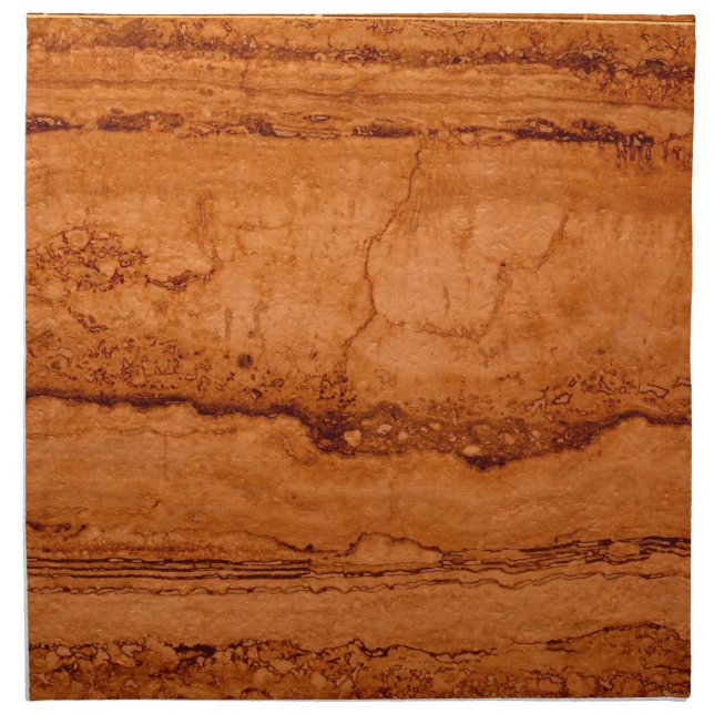 Copper Canyon Granite, amber gold Sedona mountains Napkin (Front)