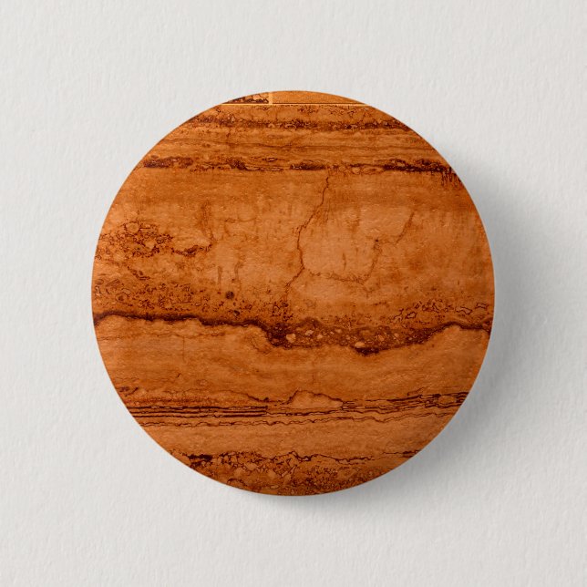 Copper Canyon Granite, amber gold Sedona mountains Pinback Button (Front)