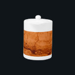 Copper Canyon Granite, amber gold Sedona mountains Teapot<br><div class="desc">A warm,  natural pattern featuring copper canyon granite.</div>