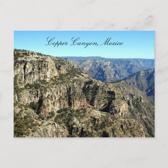 copper canyon postcard (Front)