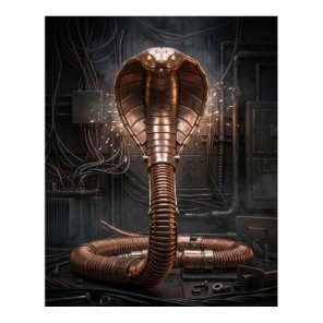 Copper Cobra Rise Poster