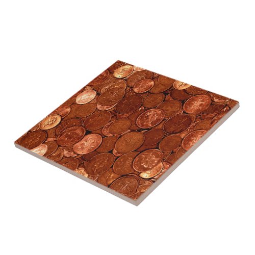 Copper Coins Tile