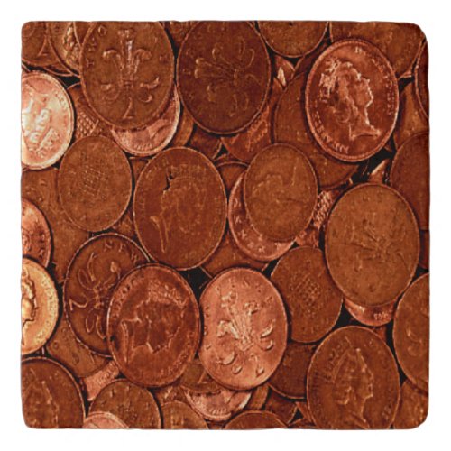 Copper Coins Trivet