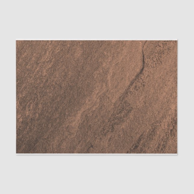 Copper Color Stone Decoupage Background Tissue Paper (Front)