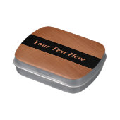 Copper Colored Candy Tin (Side)