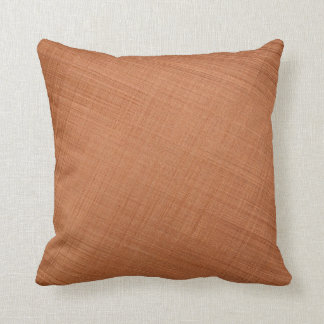 Copper Colored Throw Pillow