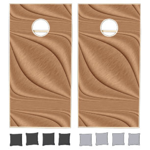 Copper Contour Cornhole Set