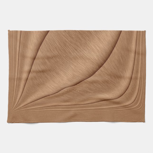 Copper Contour Kitchen Towel (Horizontal)