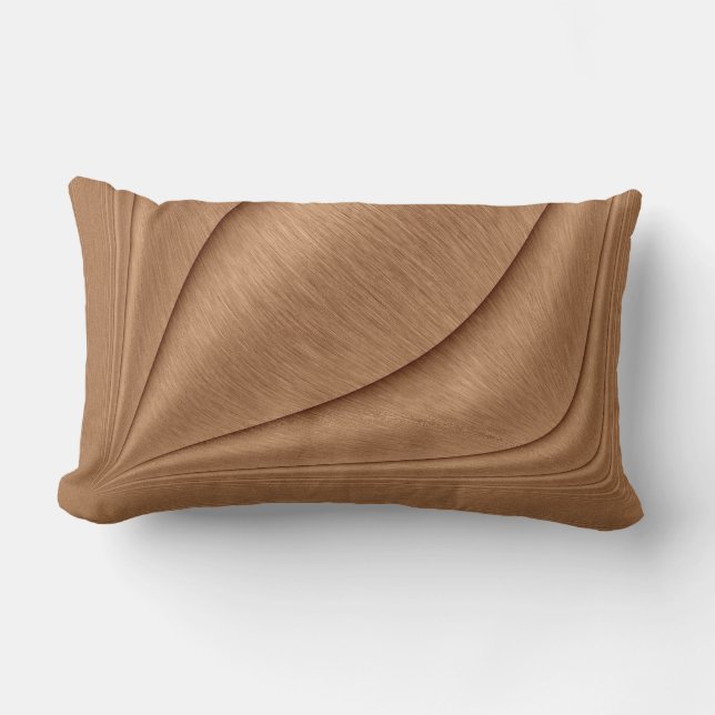 Copper Contour Lumbar Pillow (Front)