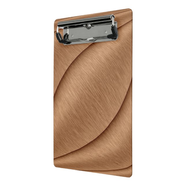Copper Contour Mini Clipboard (Angled2)