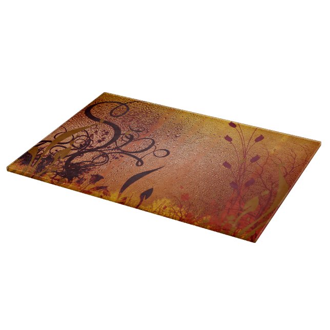 Copper Dew Glass Cutting Board (Corner)