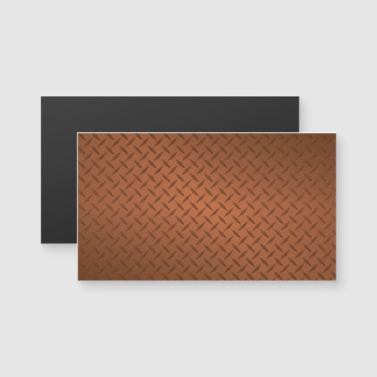 Copper Diamondplate Pattern Look (Front/Back)