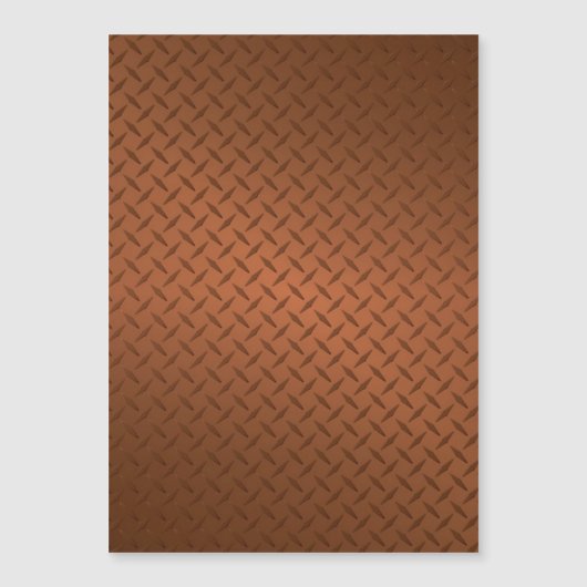 Copper Diamondplate Pattern Look (Front)