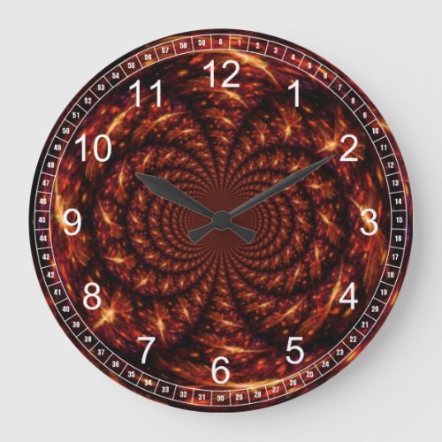 Copper Dimension Wall Clock