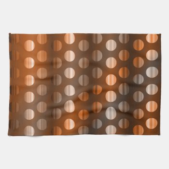 Copper Dots Towel by MGraphics at Zazzle