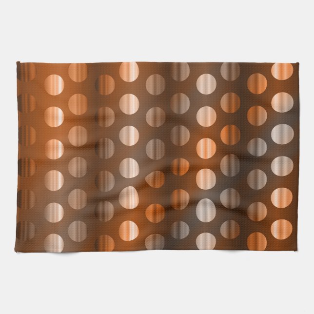 Copper Dots Towel (Horizontal)