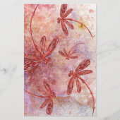 Copper Dragonflies on Hot Summer Sky (Front)