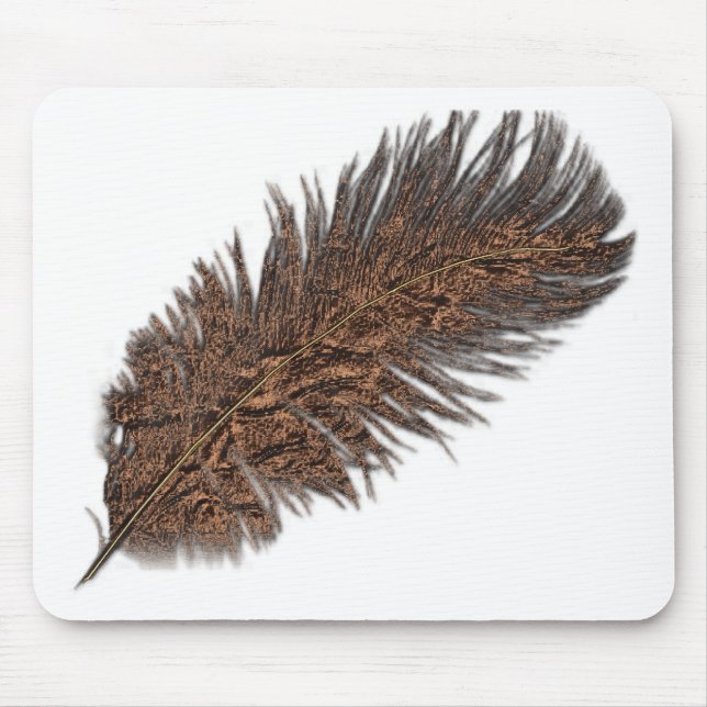 Copper Feather Collection Mouse Pad (Front)