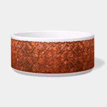 Copper Finish Pet Bowl for Stylish Feeding