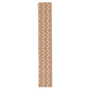 Copper Floral Runner Pastel Boho Dining Style