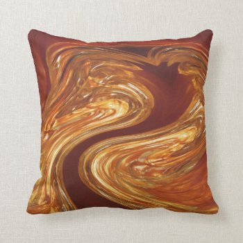Copper & Glass Throw Pillow by WackemArt at Zazzle