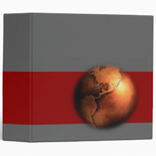Copper Globe Avery Binder