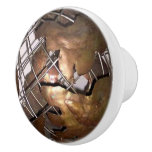 Copper Globe Ceramic Knob