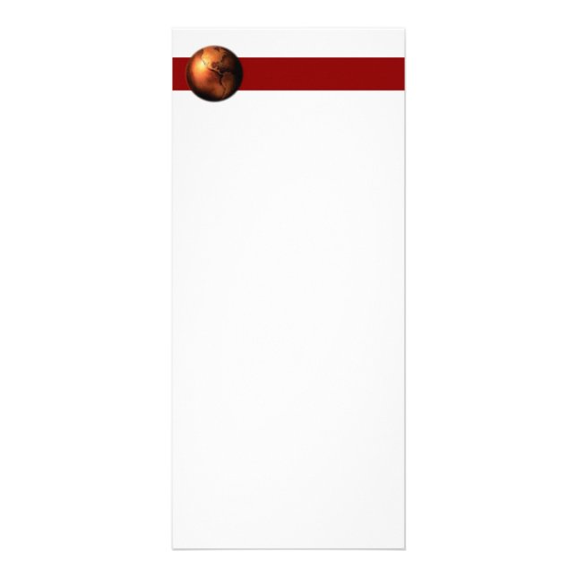 Copper Globe Rack Card (Front)
