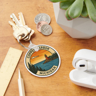 Copper Harbor Keychain