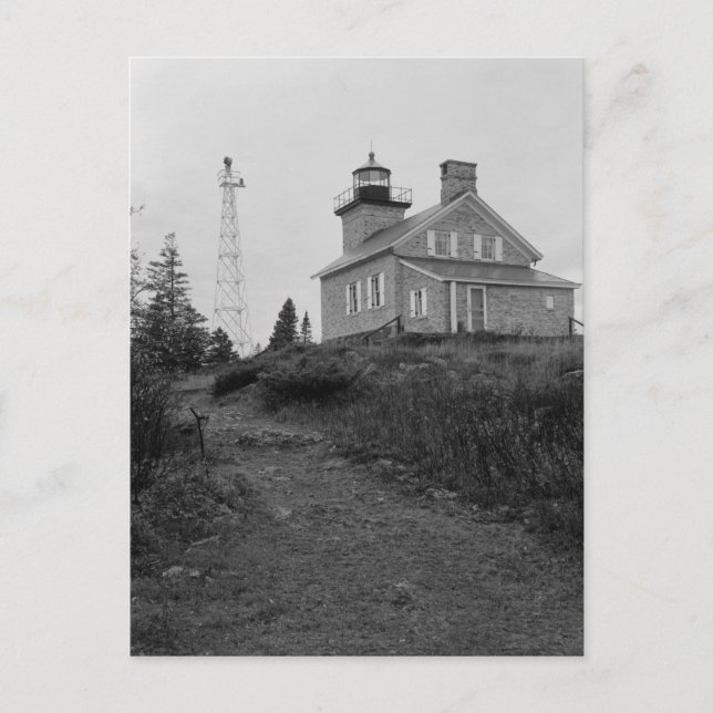 Copper Harbor Light Postcard (Front)