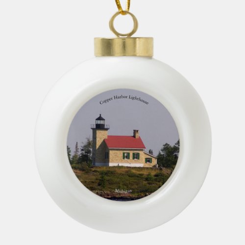 Copper Harbor Lighthouse ornament