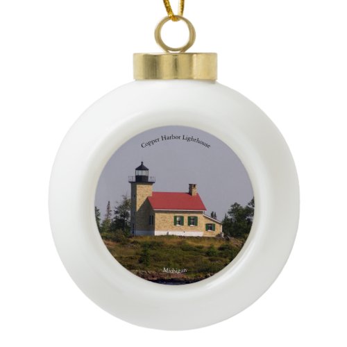 Copper Harbor Lighthouse ornament