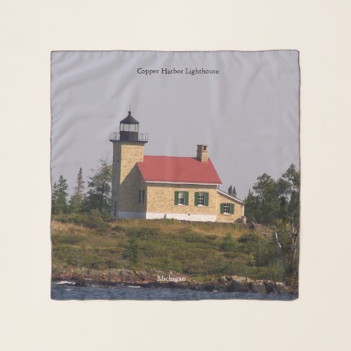 Copper Harbor Lighthouse scarf