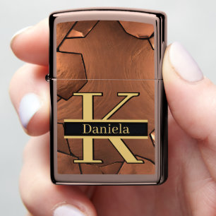 Copper Heart: Daniela's Radiant Warmth Zippo Lighter