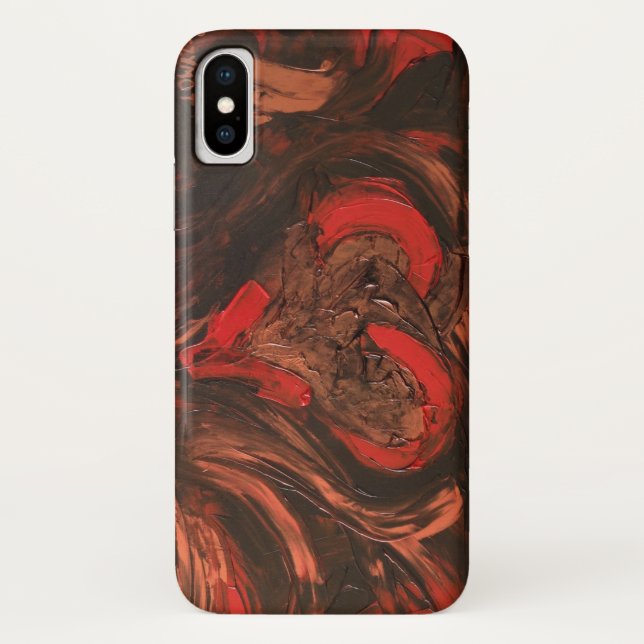 Copper heart phone case (Back)