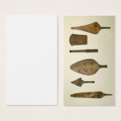 Copper implements, Harappa, 2300-1750 BC (Front & Back)