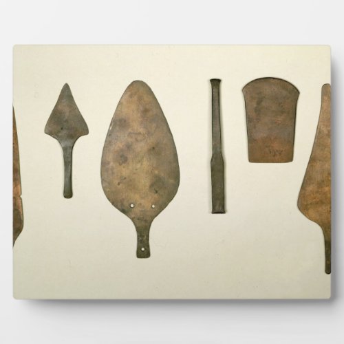 Copper implements Harappa 2300_1750 BC Plaque