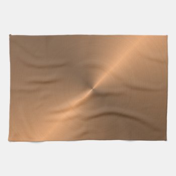 Copper Kitchen Towel by unique_cases at Zazzle